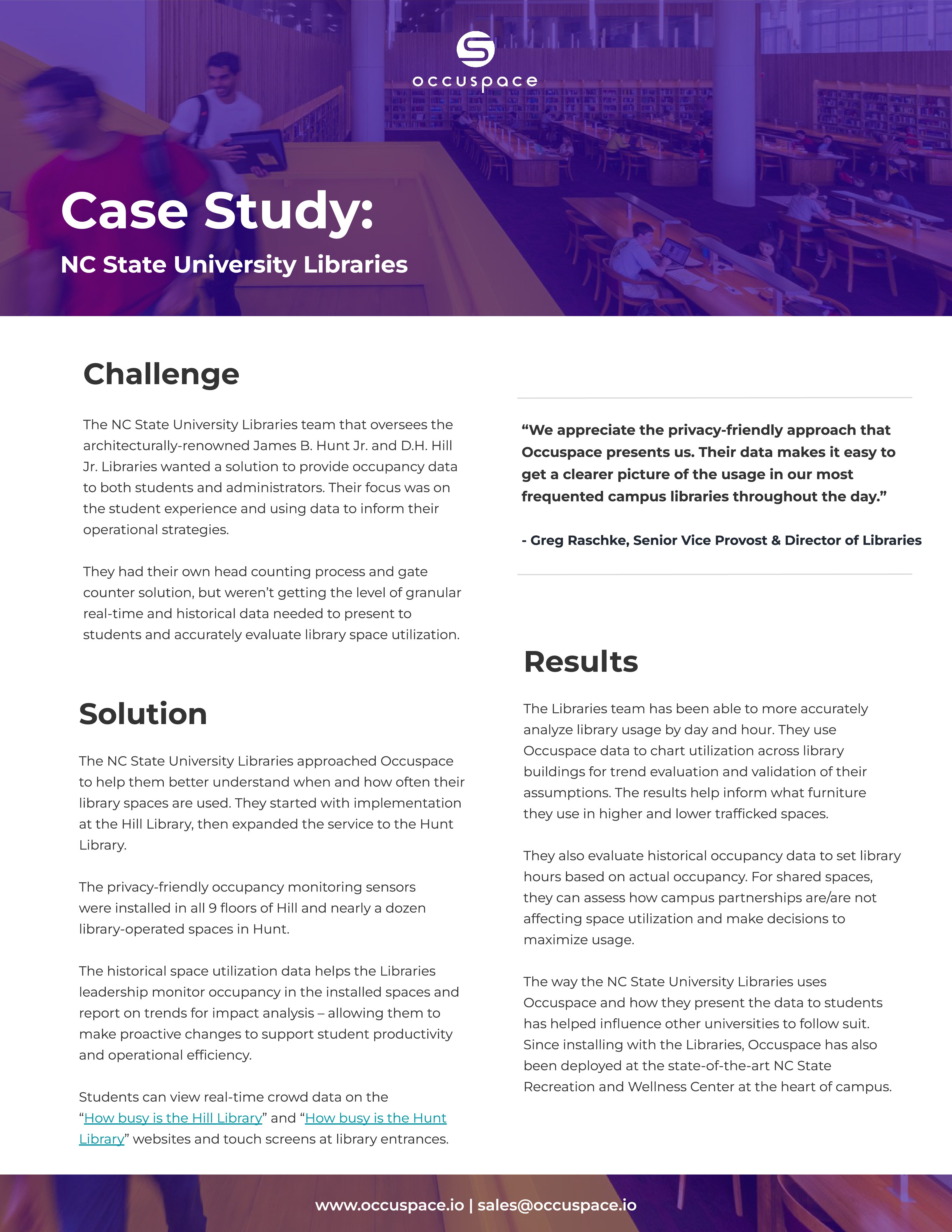 Occuspace_Library_Case Study_NC State University
